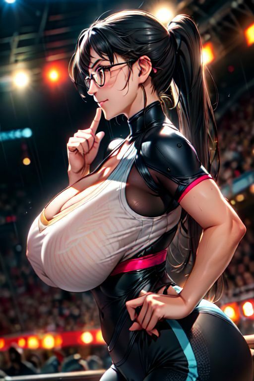 爆乳AI眼鏡娘1 サンプル8ページ目