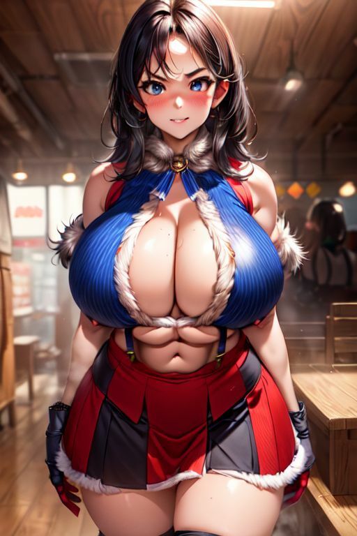 爆乳AIエロサンタ1 サンプル8ページ目