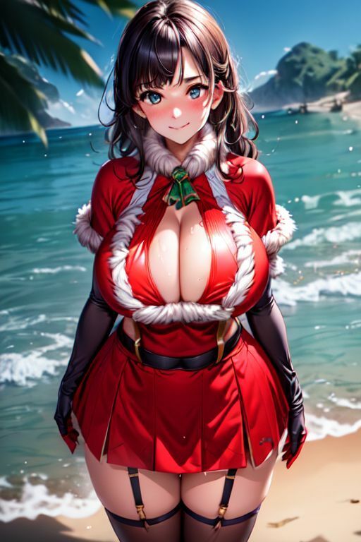 爆乳AIエロサンタ1 サンプル10ページ目