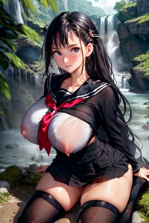 爆乳AIセーラー服1 サンプル1ページ目