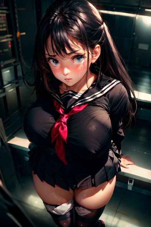 爆乳AIセーラー服1 サンプル3ページ目