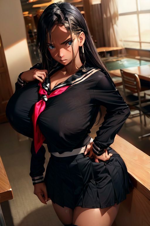 爆乳AIセーラー服1 サンプル9ページ目