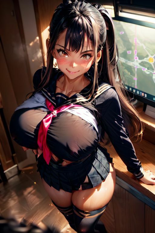 爆乳AIセーラー服1 サンプル10ページ目