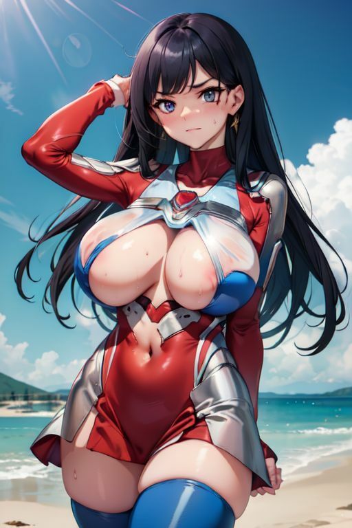 爆乳AIウルトラ娘1 サンプル2ページ目