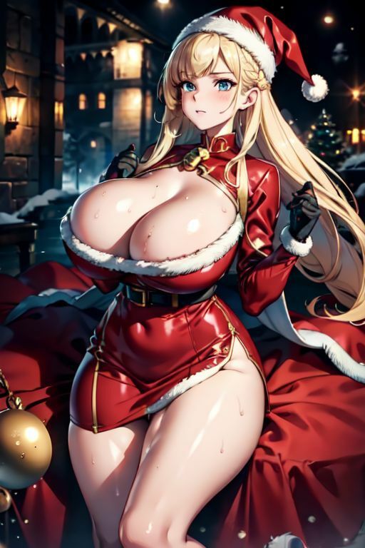 爆乳AIテカテカエロサンタ1 サンプル9ページ目