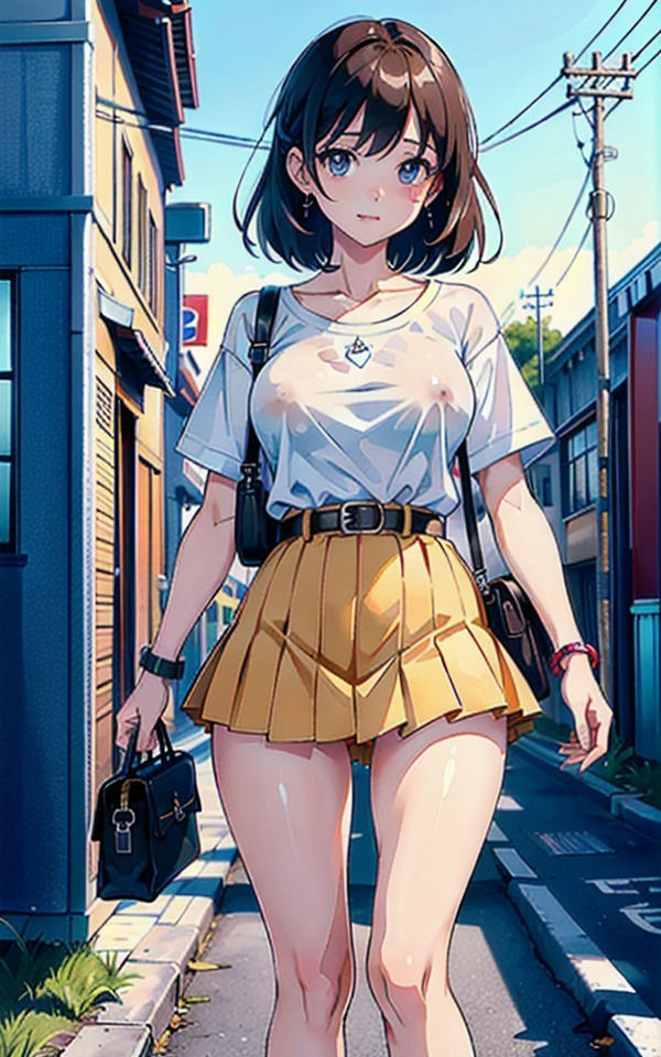 透けているお乳に気づいていない同級生 清純派巨乳美女は今日も可愛い サンプル2ページ目