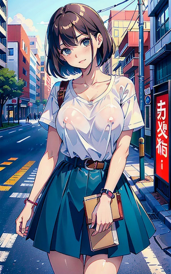 雨上がりに来た君は透けていた 巨乳美人は僕の幼馴染 サンプル2ページ目