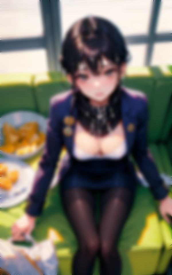 着衣ぶっかけ CA編 サンプル2ページ目