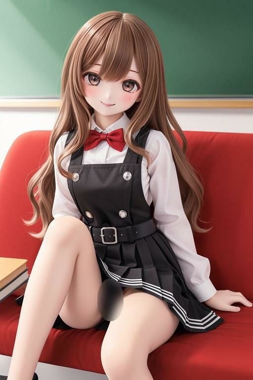 制服女子の座りパンチラ サンプル1ページ目
