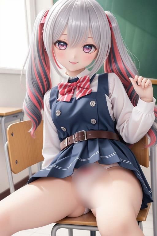 制服女子の座りパンチラ サンプル4ページ目