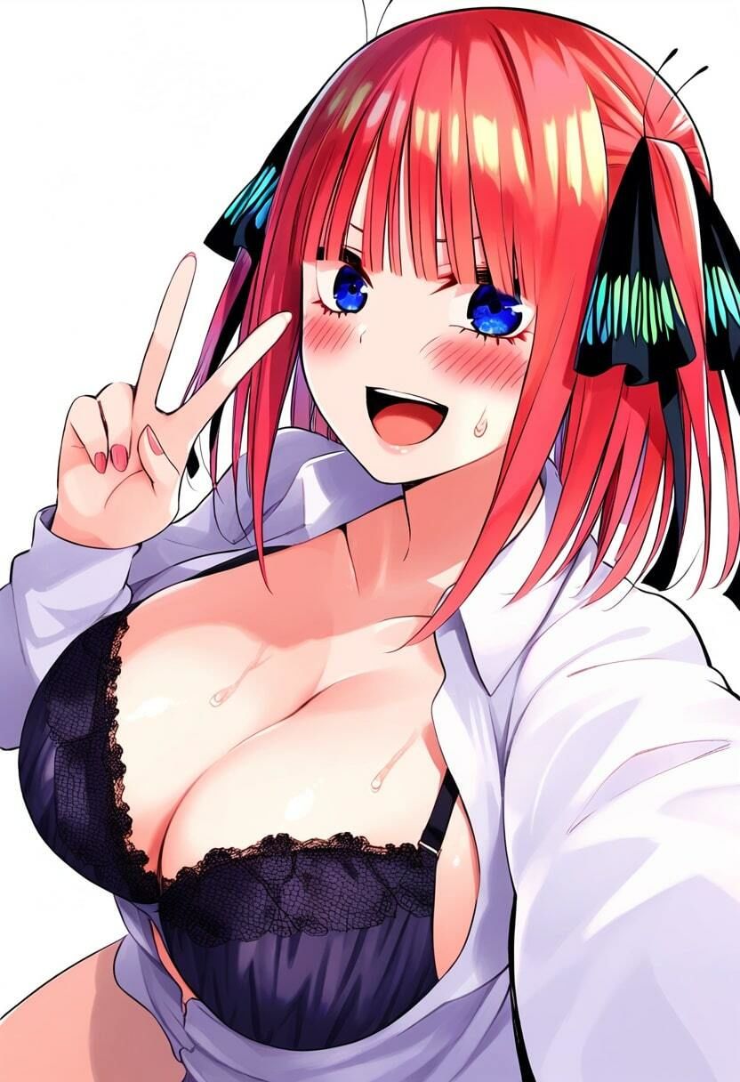 えっちな二乃、すべてお見せします サンプル2ページ目
