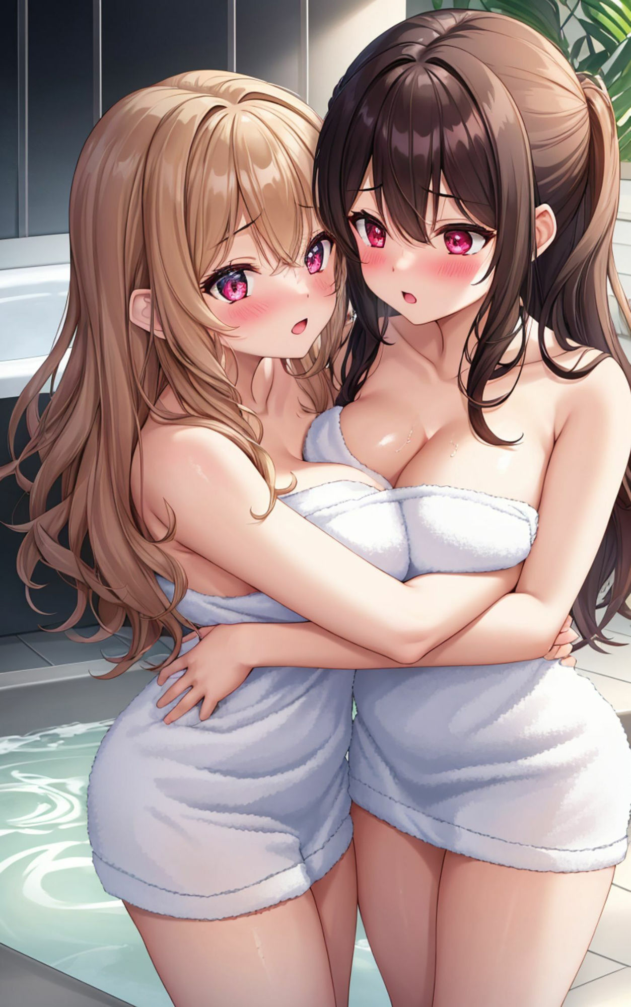 お風呂に入る女の子たち2 サンプル5ページ目