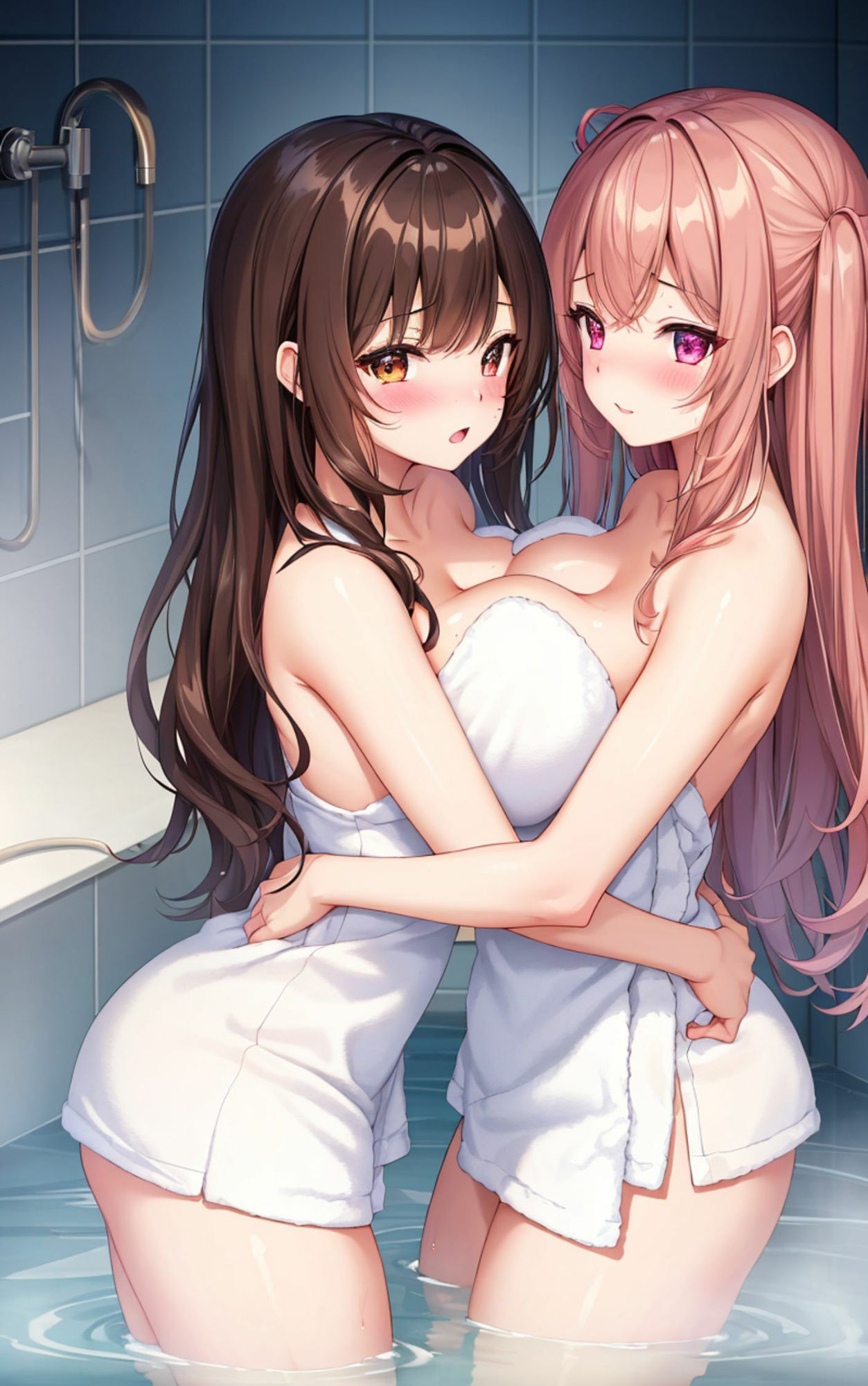 お風呂に入る女の子たち2 サンプル6ページ目