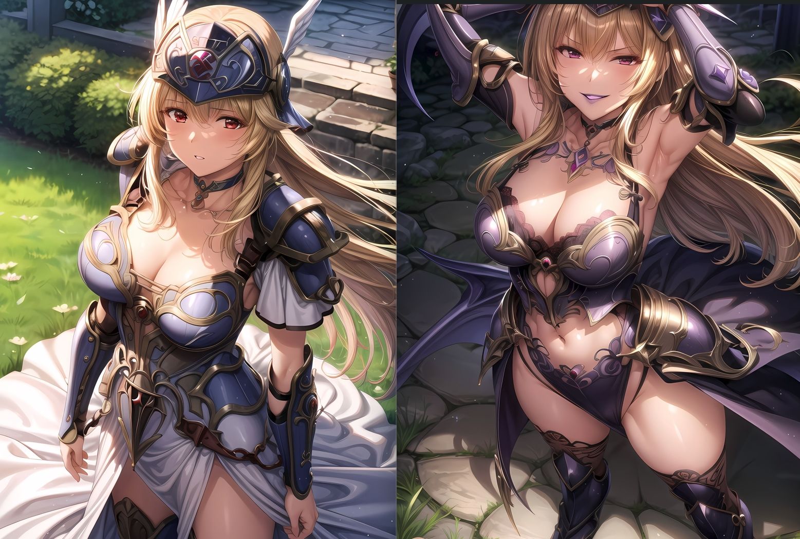 淫欲に堕ちる戦乙女 サンプル1ページ目