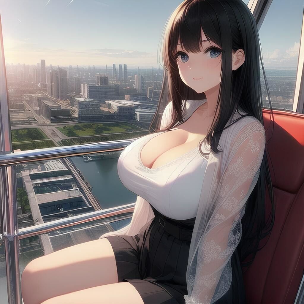 お姉さんとの秘密 観覧車編 サンプル1ページ目