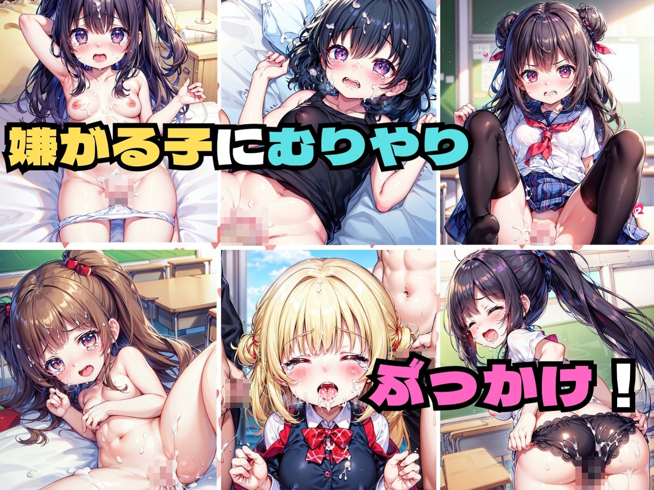 栄養満点！おちんちんミルクを発育いい子にぶっかけ祭り！ サンプル3ページ目