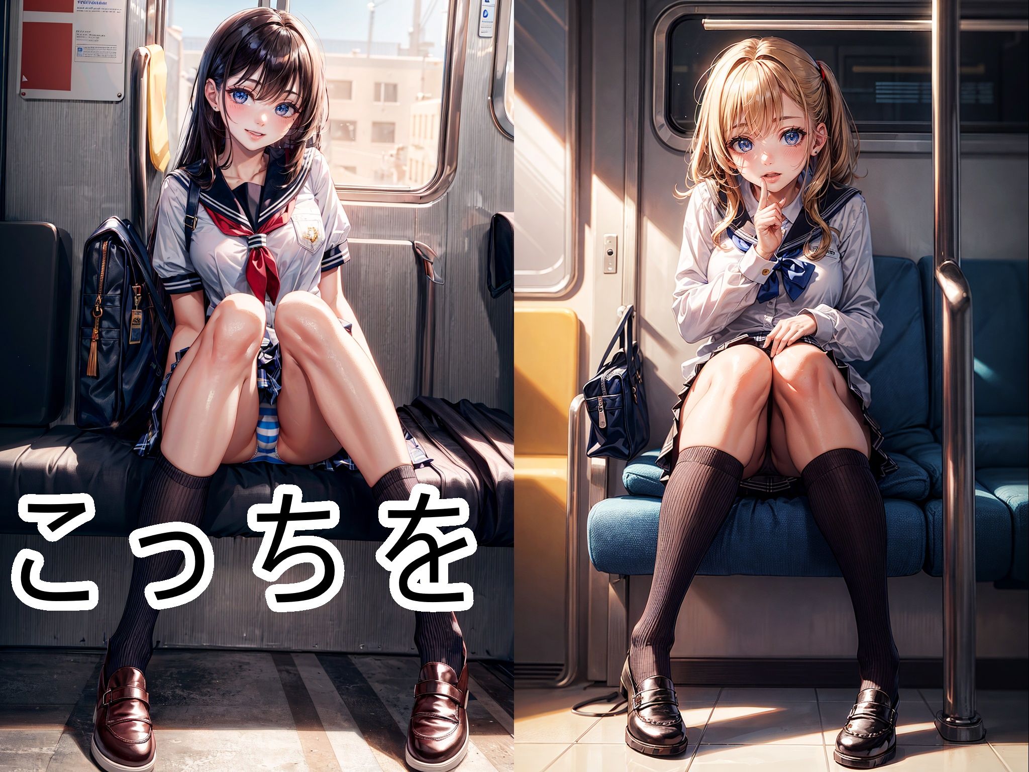 電車の向かい席19〜2次元〜 サンプル3ページ目