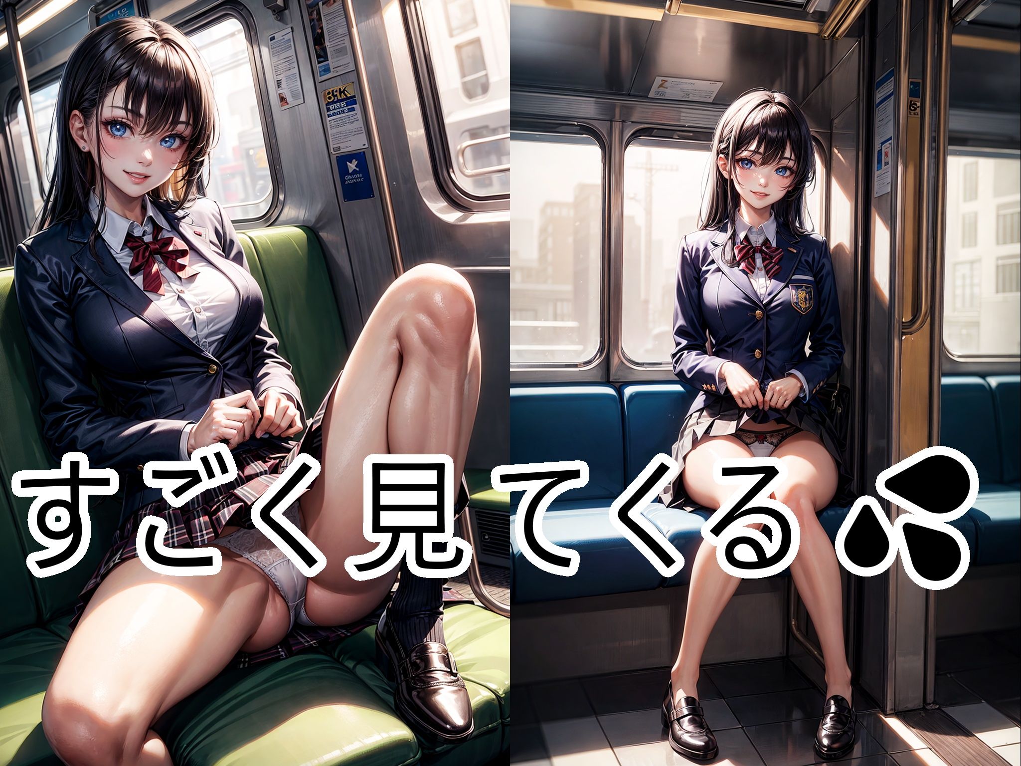 電車の向かい席19〜2次元〜 サンプル4ページ目