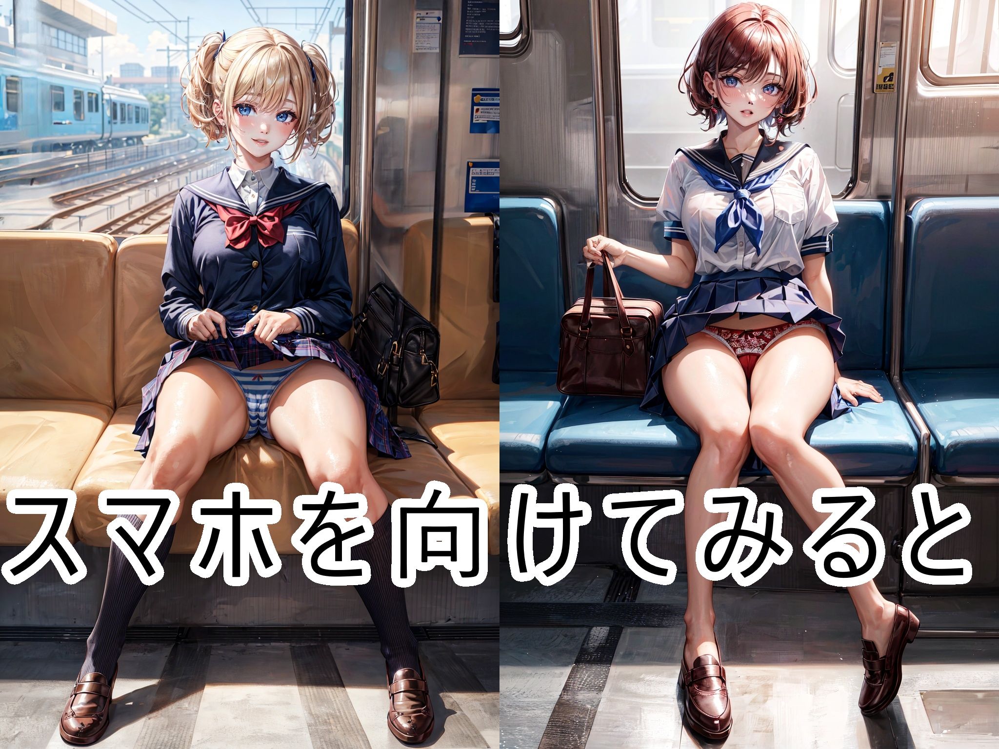電車の向かい席19〜2次元〜 サンプル5ページ目
