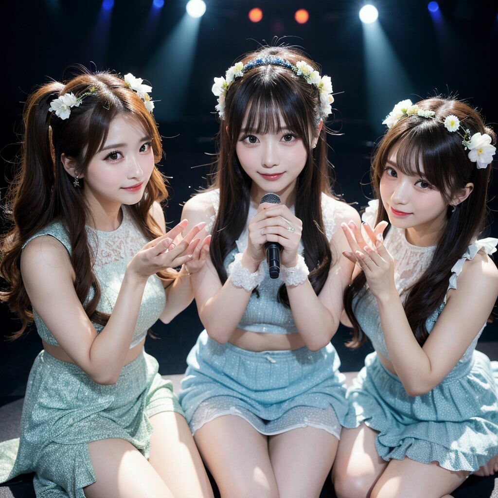 美少女AIアイドルグループ marus写真集 サンプル1ページ目