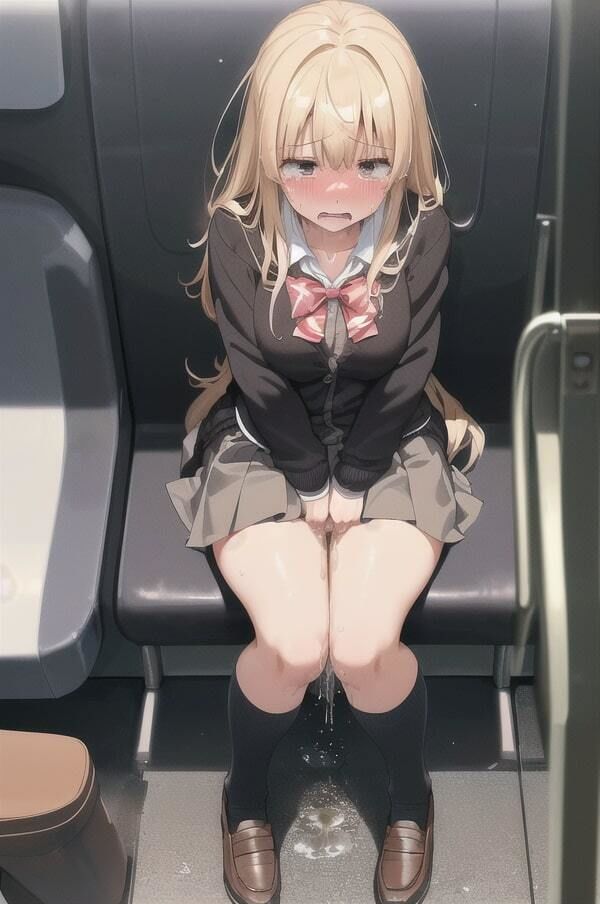 電車の中でおしっこ限界！ サンプル4ページ目
