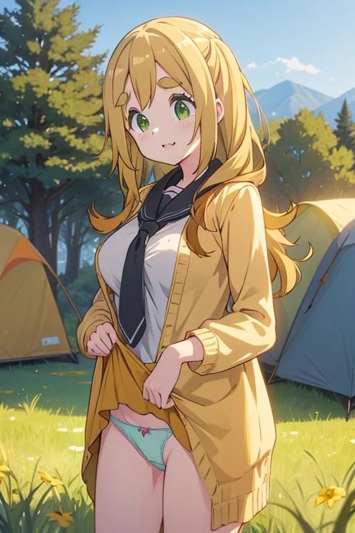あおいちゃんとゆるゆるキャンプ 春の巻 サンプル3ページ目