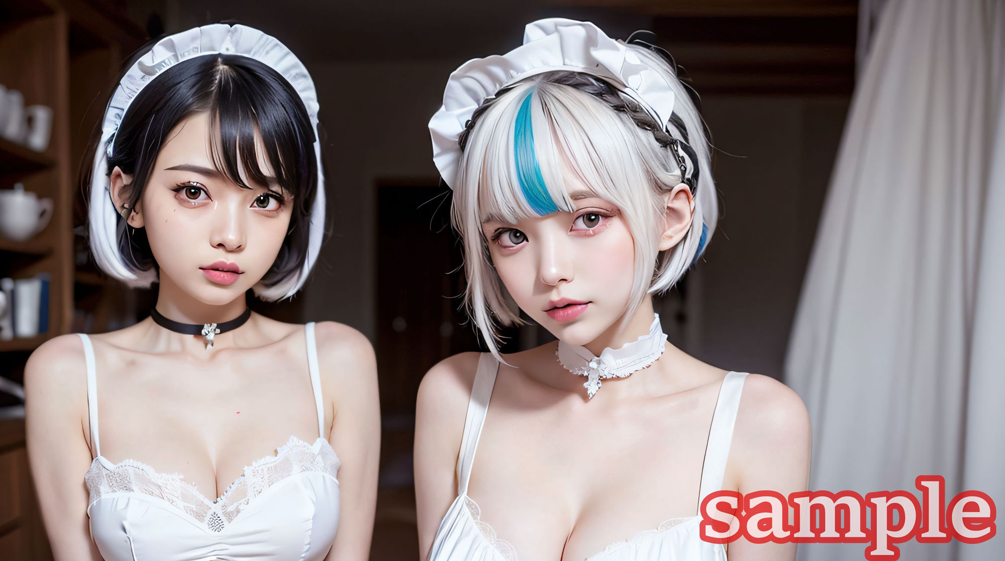 美少女メイド壁紙集 サンプル3ページ目