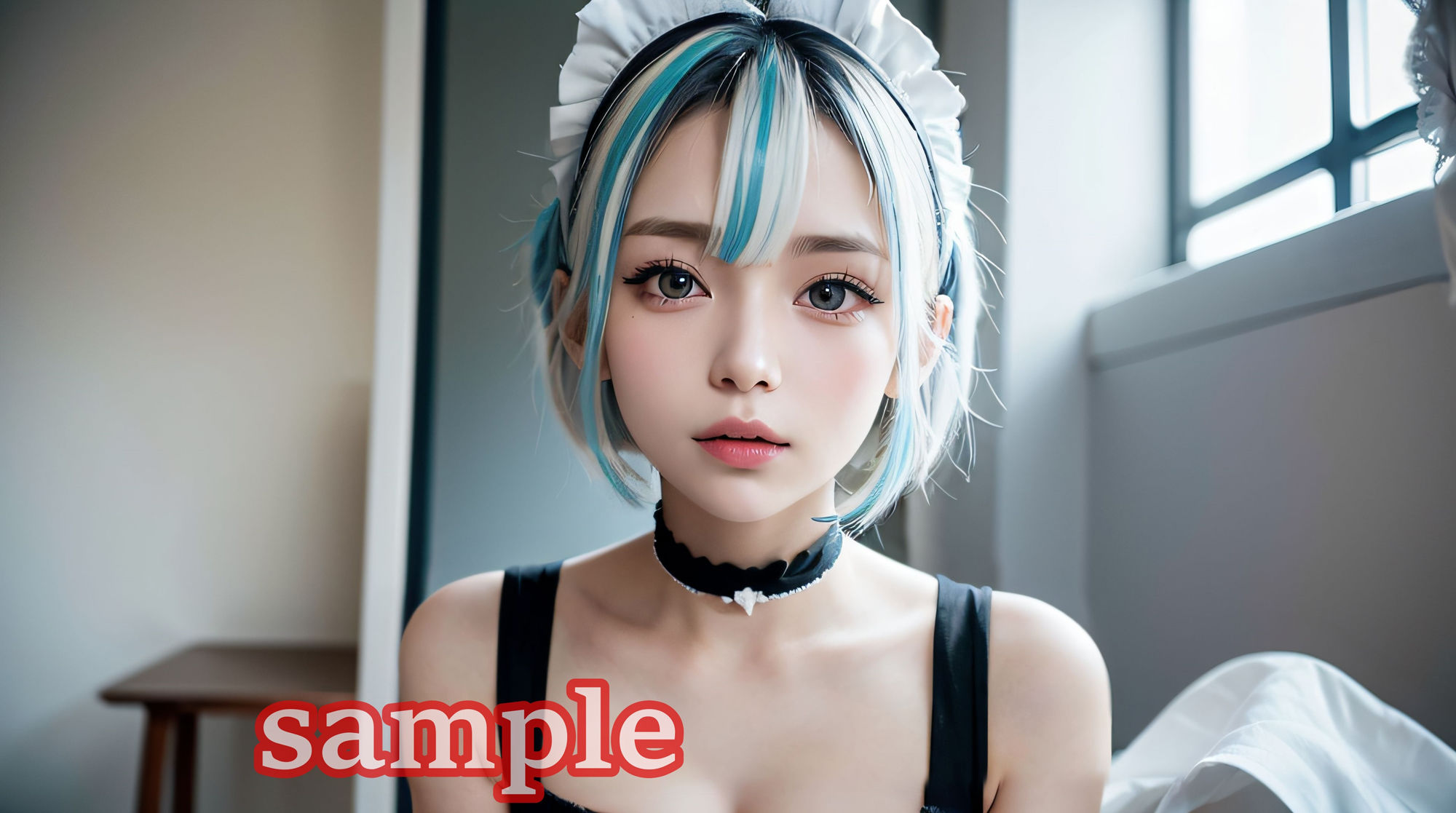 美少女メイド壁紙集 サンプル5ページ目