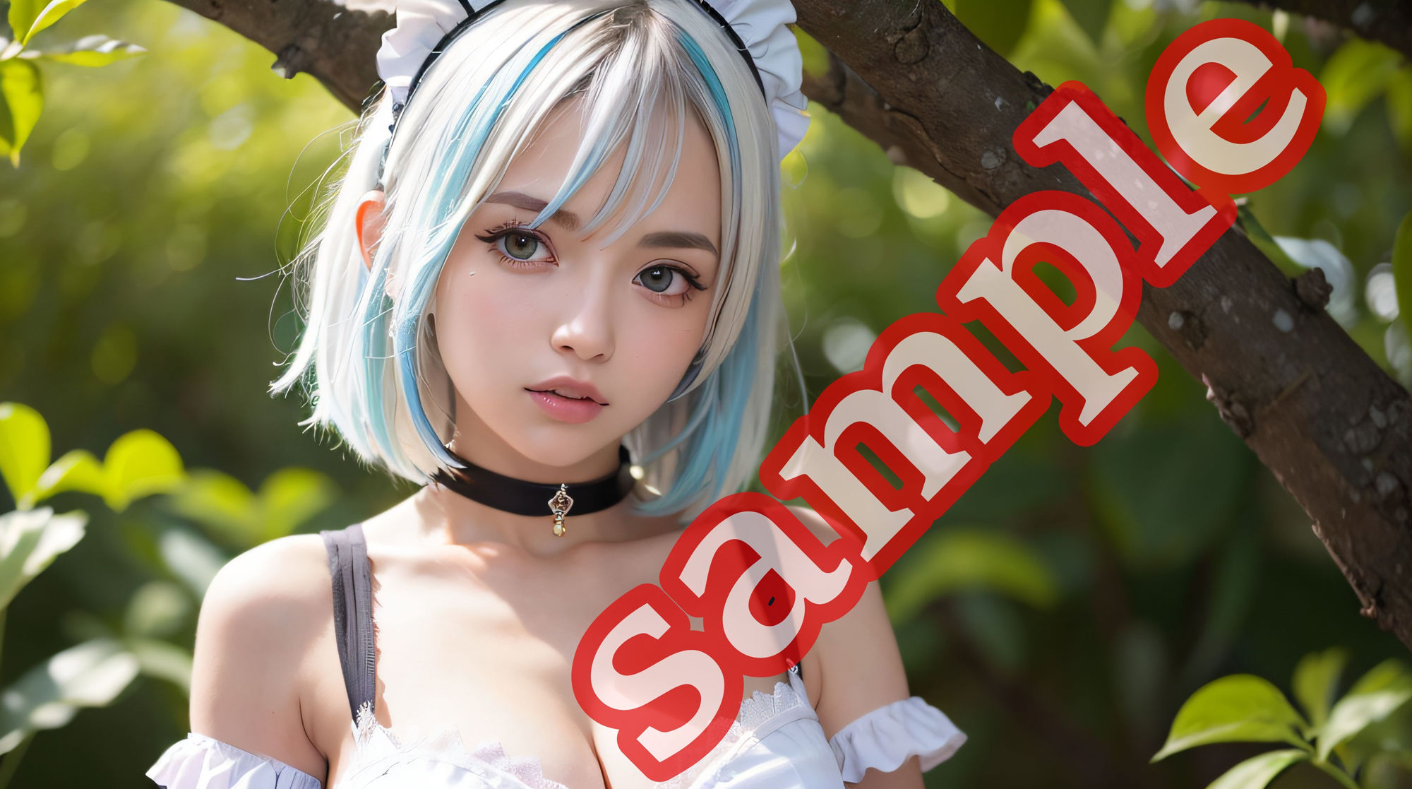 美少女メイド壁紙集 サンプル6ページ目