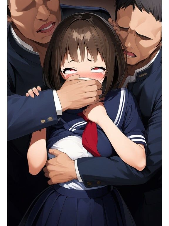 クロロホルムで口を塞がれて連れ去られるお嬢様学園の少女達 サンプル8ページ目