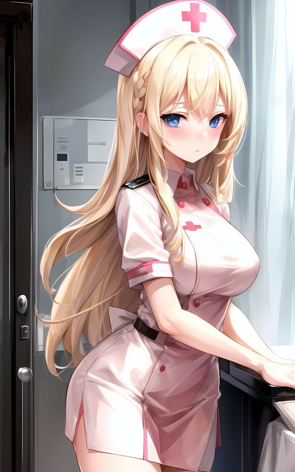 金髪巨乳ナースとヤりまくり サンプル1ページ目