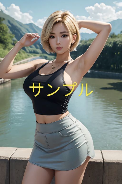 グラマラスボディ 豊満な肉体 AI写真集 サンプル1ページ目