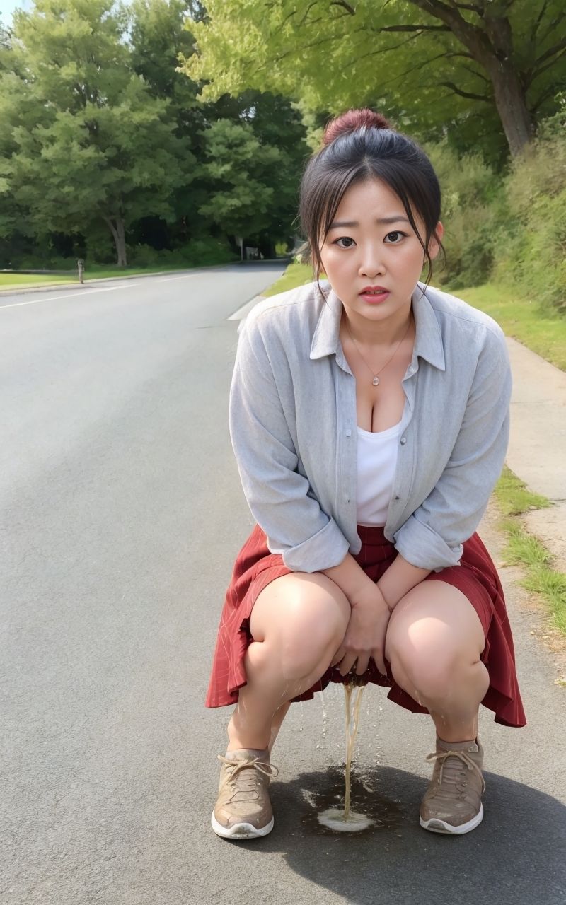 街角失禁人妻 サンプル10ページ目