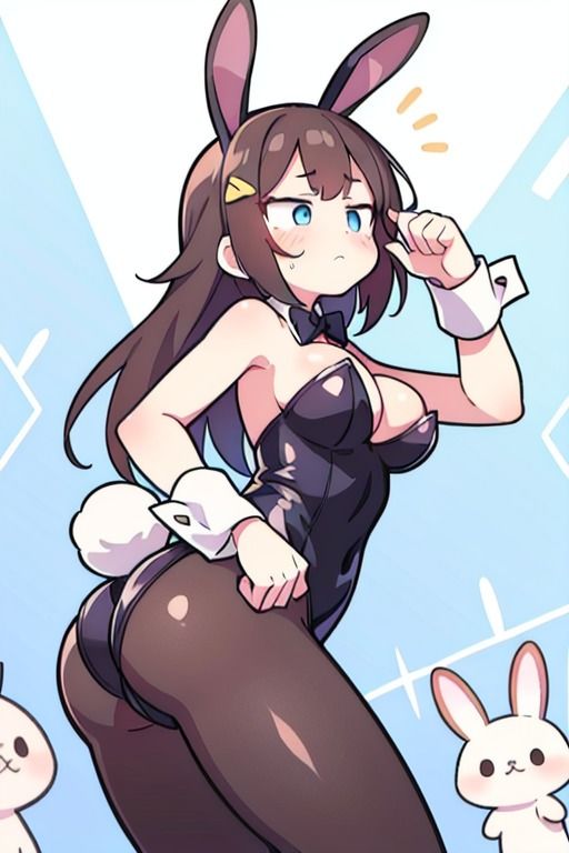 【微エロ】見上げるバニーガール デフォルメ編（ハイレグ・ローアングル）【総枚143数】 サンプル8ページ目