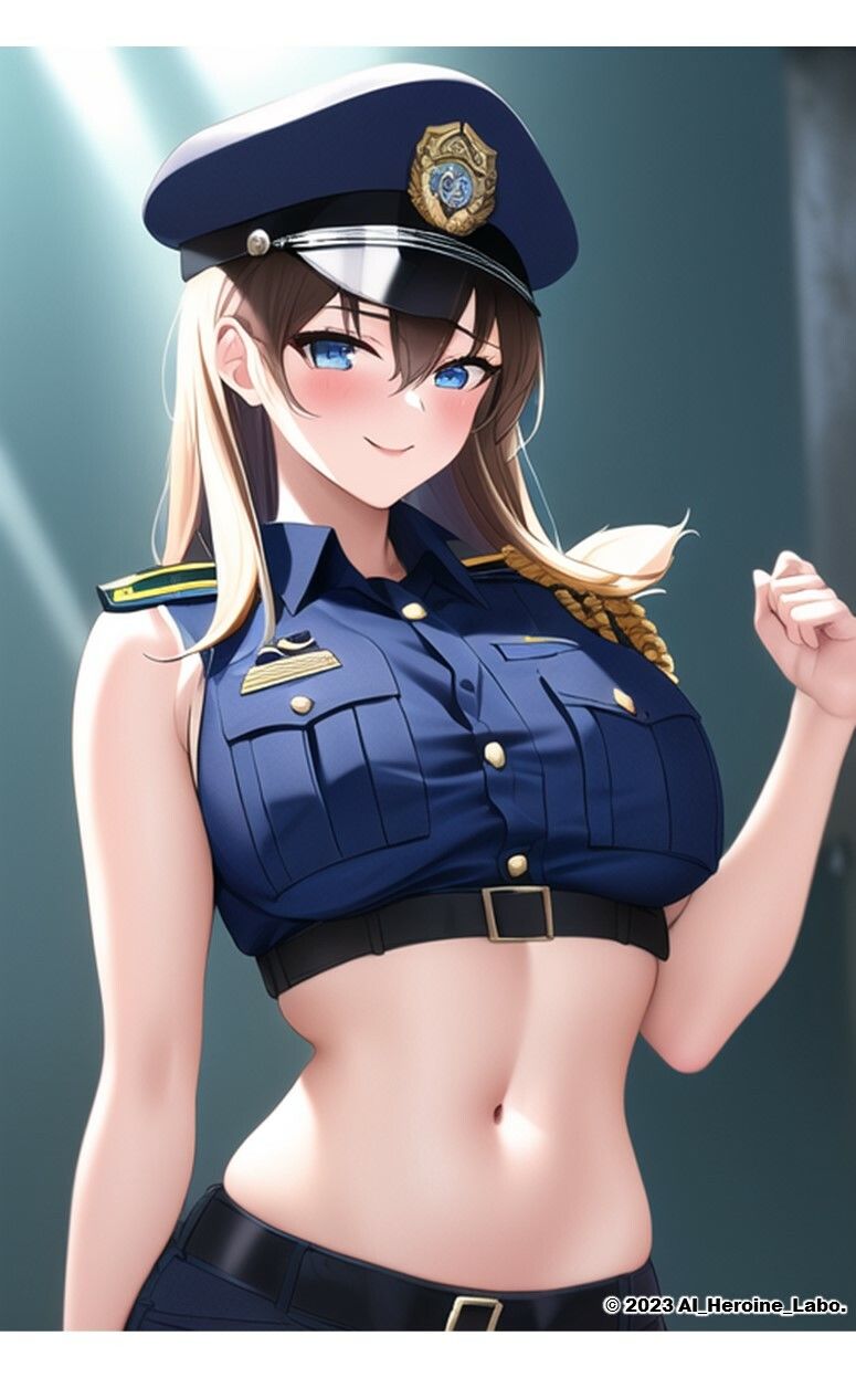 1つの呪文で生み出された100人のAI妄想美少女-18【検巨乳率No.1！ビキニポリス女子】 サンプル7ページ目