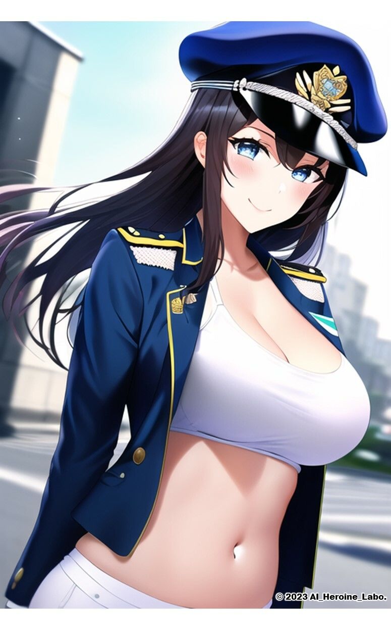 1つの呪文で生み出された100人のAI妄想美少女-18【検巨乳率No.1！ビキニポリス女子】 サンプル9ページ目