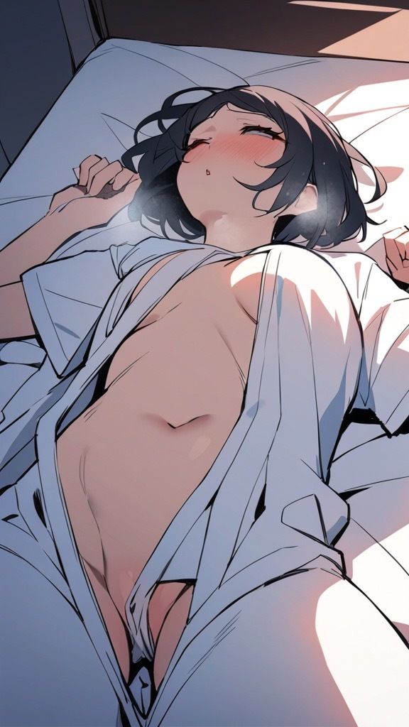 AIイラスト集 自〇行為 サンプル2ページ目