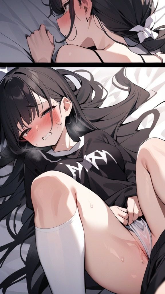 AIイラスト集 自〇行為 サンプル4ページ目