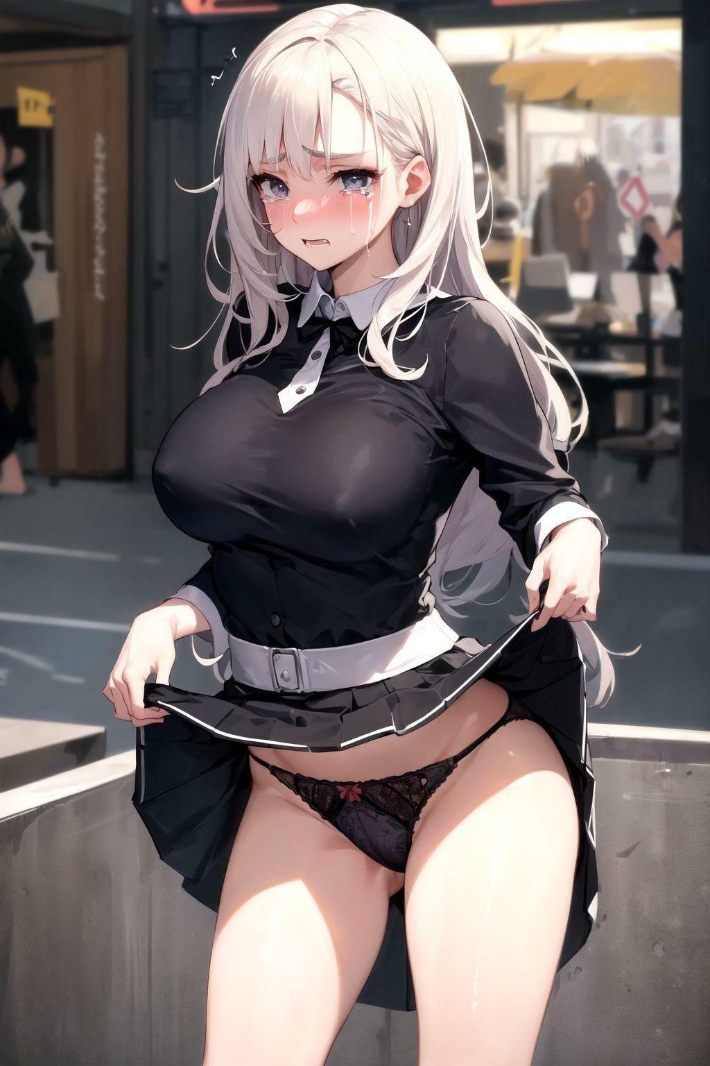 お姉さんちょっとおパンツみせてくださいな サンプル9ページ目
