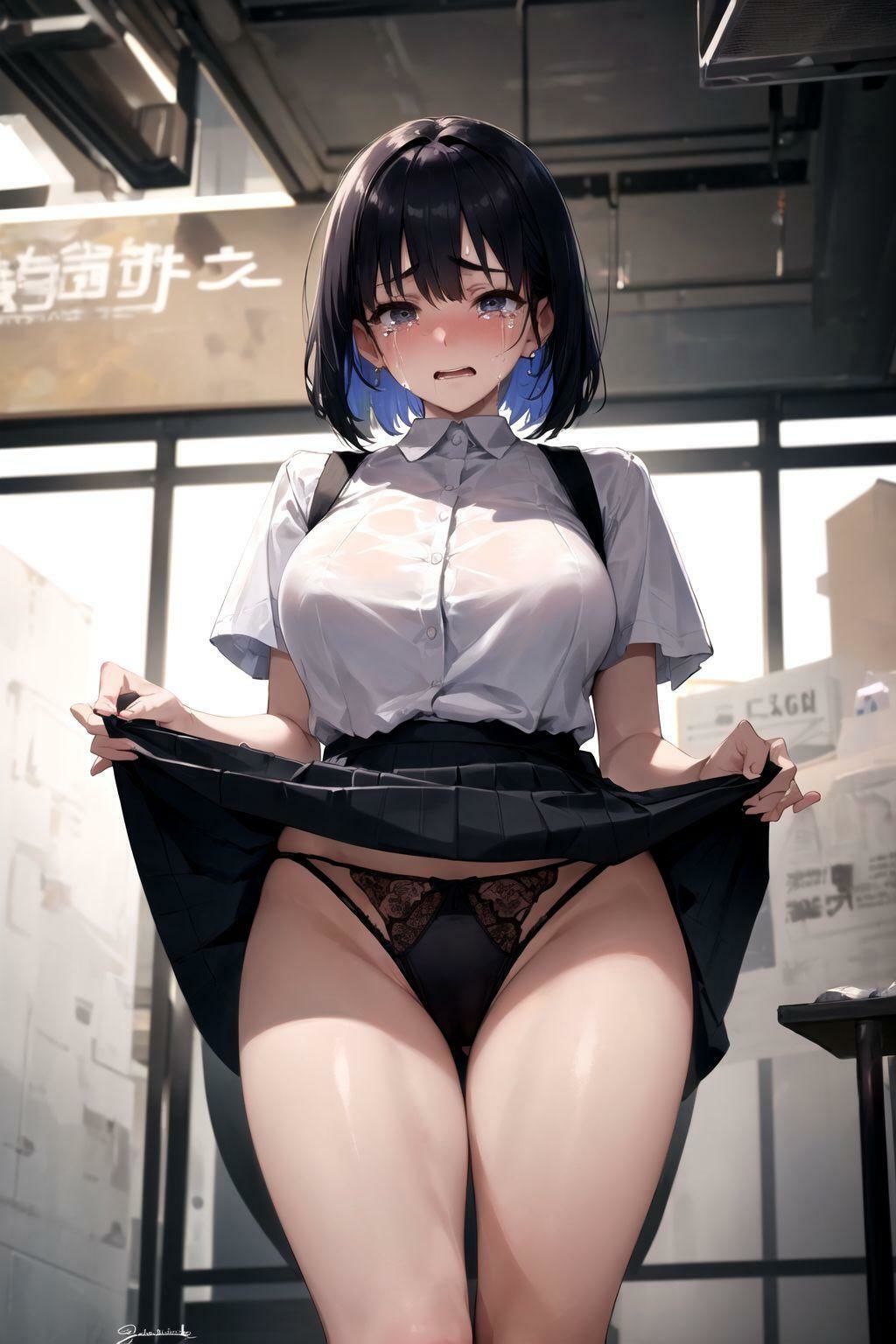 お姉さんちょっとおパンツみせてくださいな サンプル10ページ目