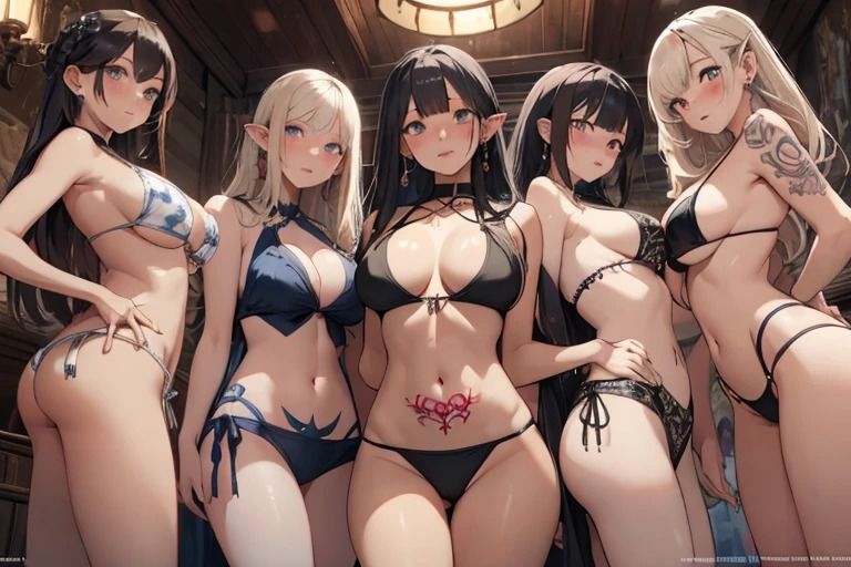 【微エロ】淫紋×エルフ×ビキニコレクション【総枚数178枚】 サンプル2ページ目