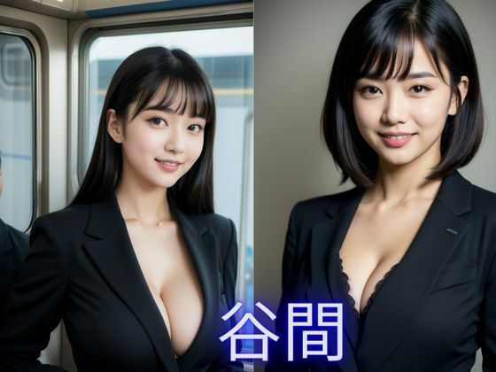 スーツOL 上半身・谷間メイン画像集 サンプル2ページ目