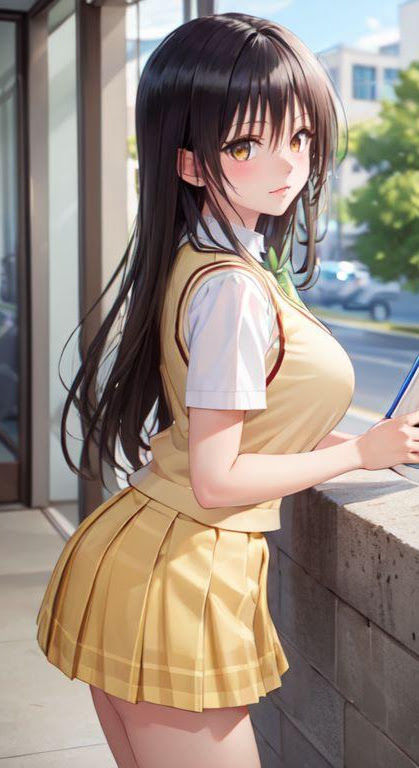 T◯LOVEる 古◯川 唯みたいな女の子 サンプル1ページ目