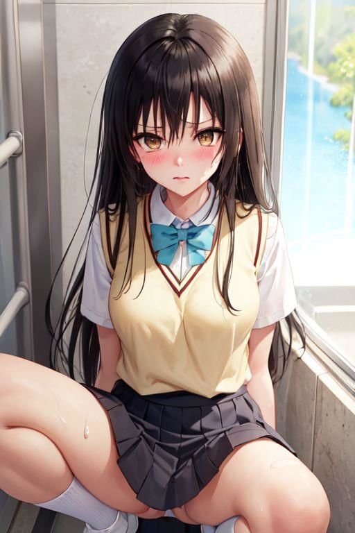 T◯LOVEる 古◯川 唯みたいな女の子 サンプル3ページ目