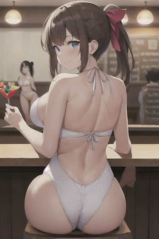 【微エロ】フェチコレVol.15 ビーチやバーで水着のまま過ごす美女達の尻を眺めるイラスト集【総枚数159枚】 サンプル10ページ目