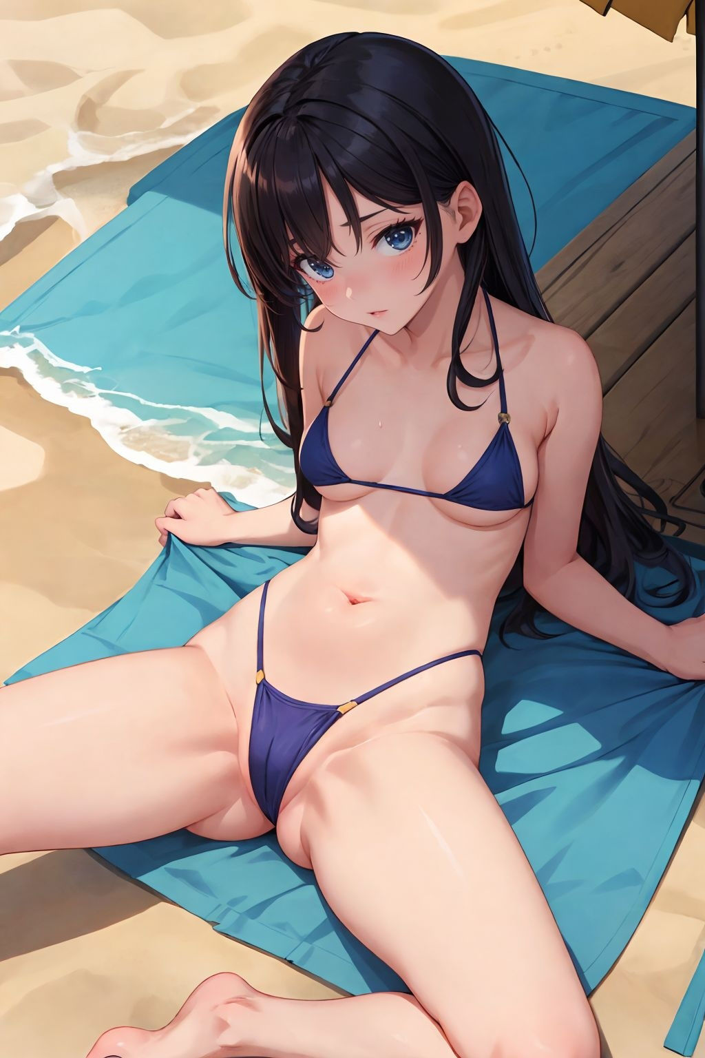 砂浜で中出し サンプル2ページ目