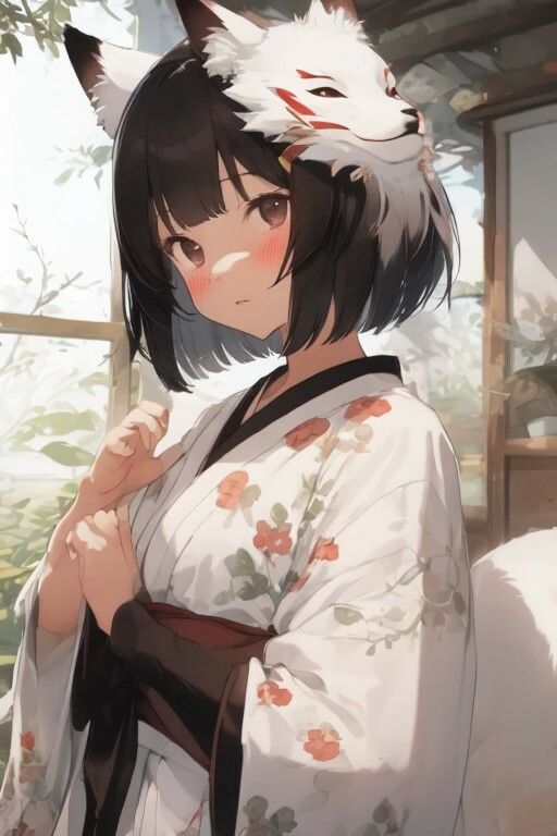 Cute的 AIイラスト集vol.2 きつね子 1 サンプル1ページ目