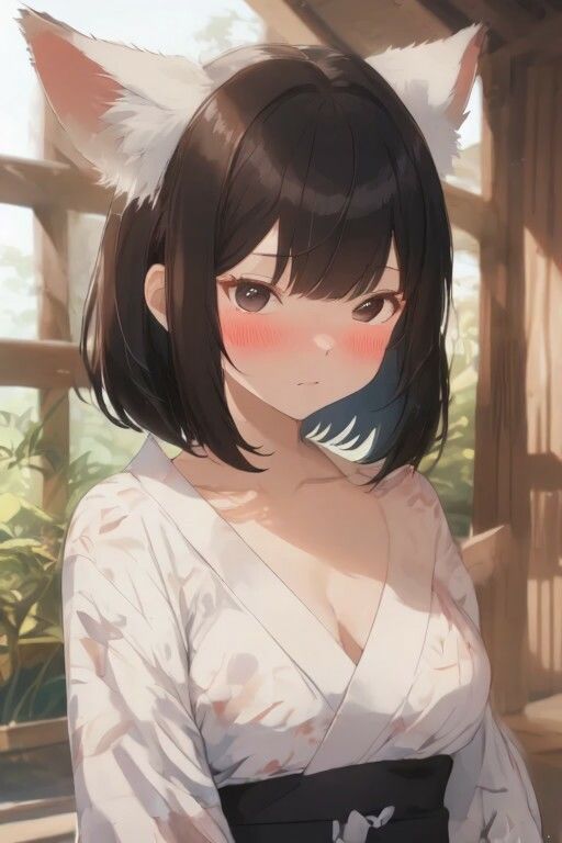 Cute的 AIイラスト集vol.2 きつね子 1 サンプル2ページ目