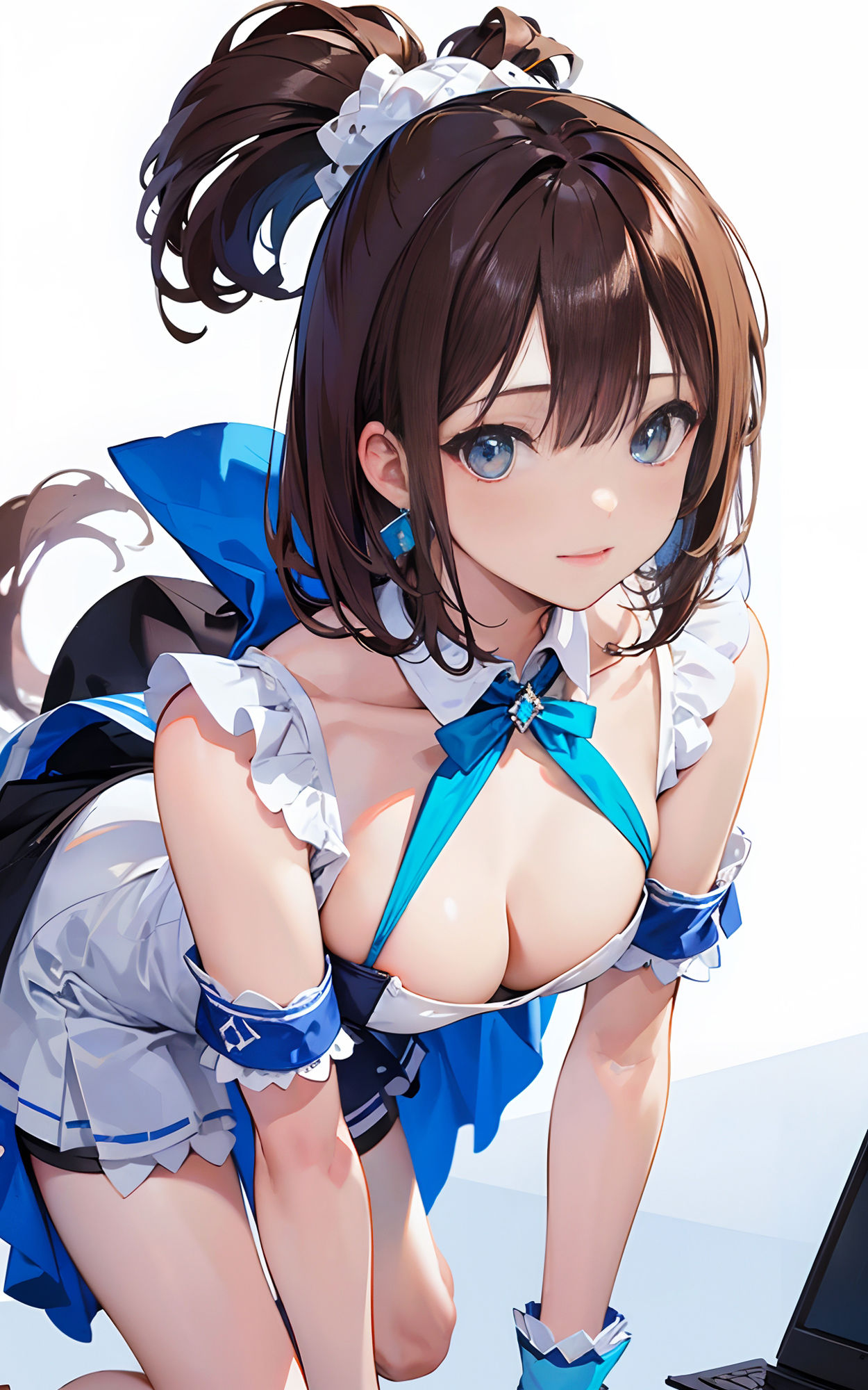 【AIイラスト集】清楚女性と魔王の娘 天使外伝 サンプル3ページ目
