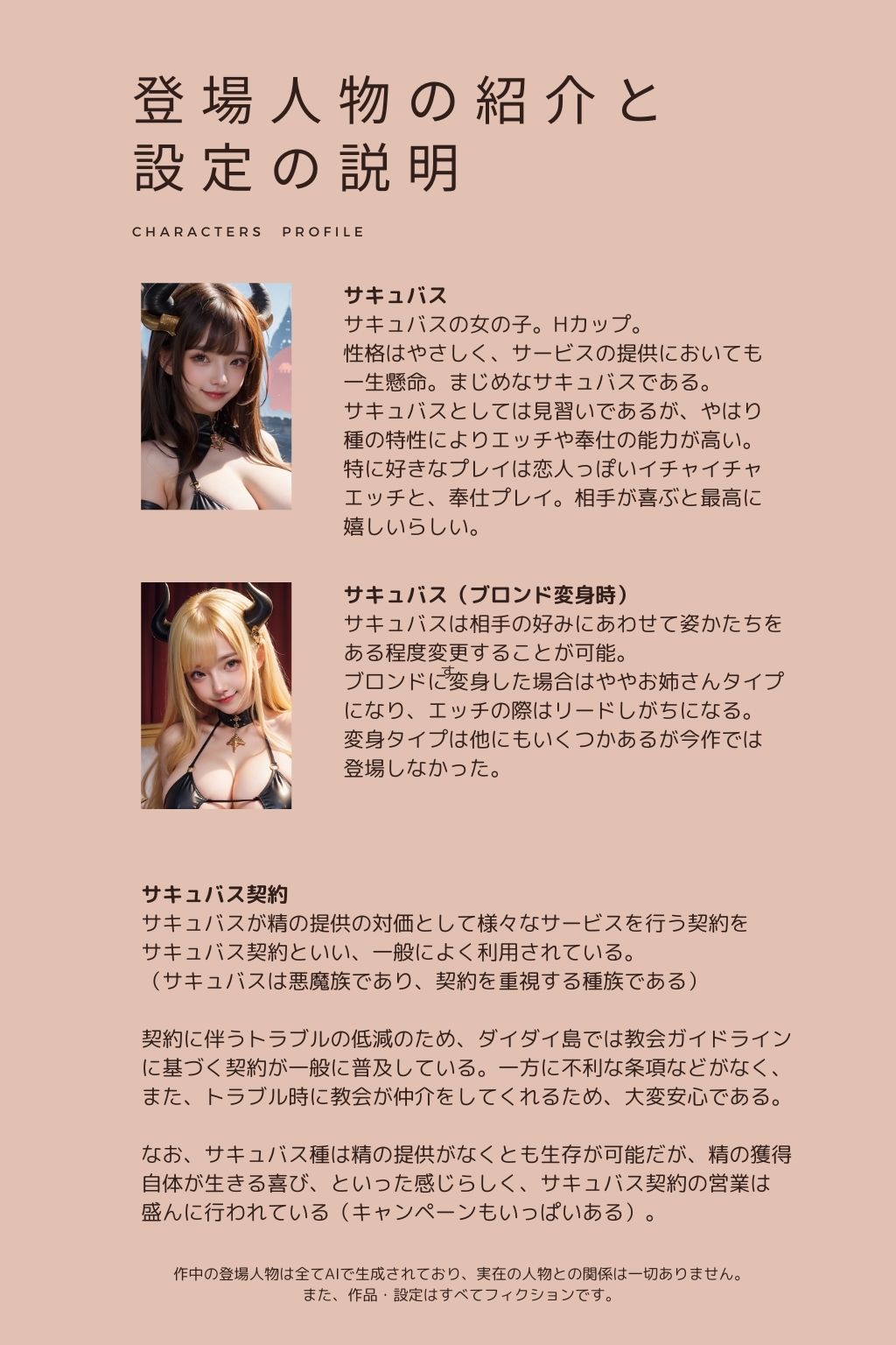 サキュバスとの契約 サンプル8ページ目